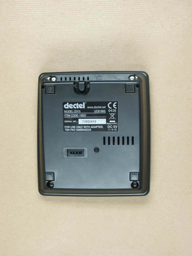 UPCS Base DECT1080 - FCC ID AMWUC503 - Uniden America Corporation (2)