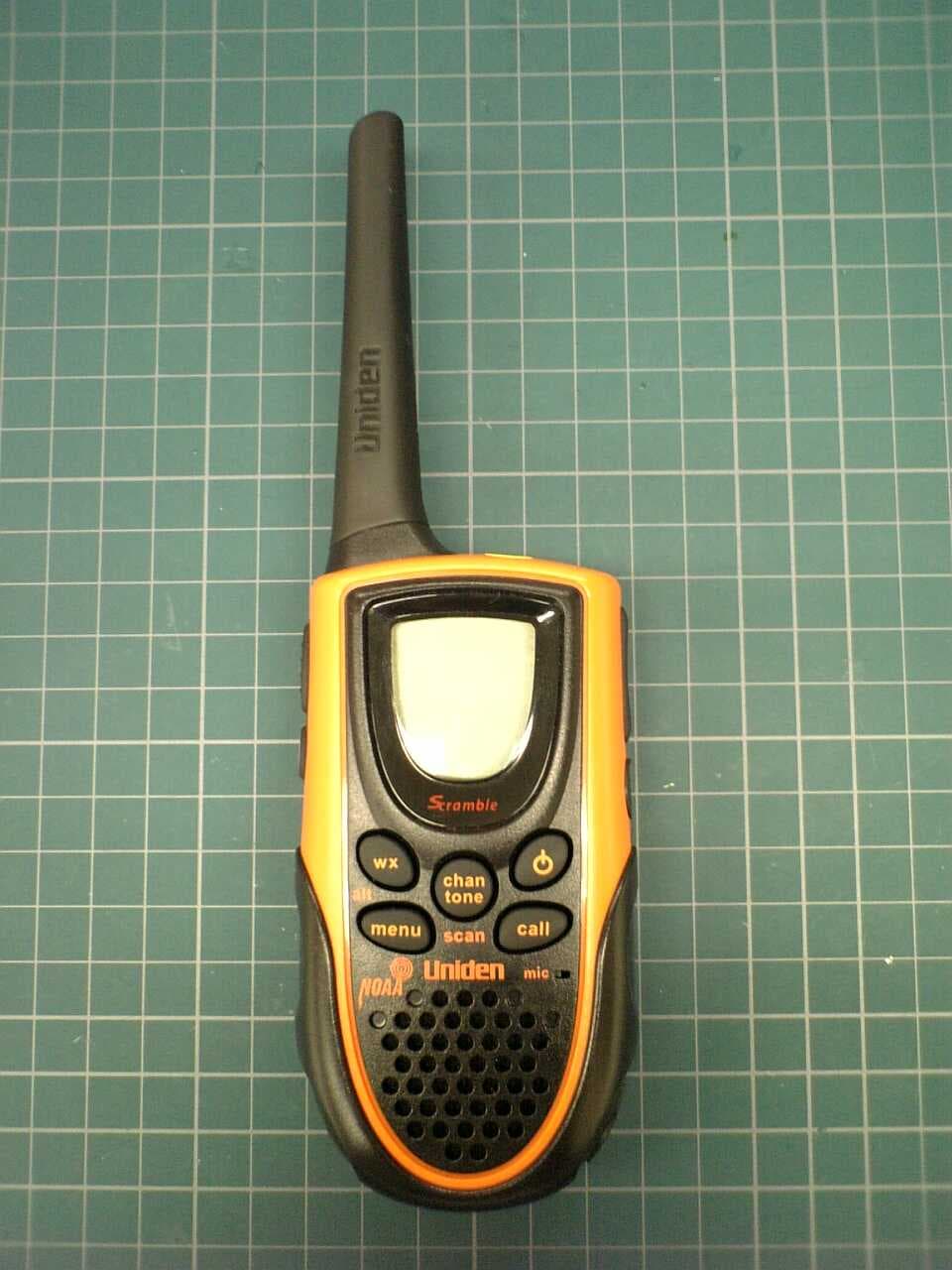 PORTABLE FRS/GMRS RADIO - FCC ID AMWUT025 - Uniden America Corporation