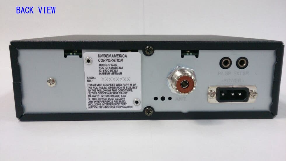 CB TRANSCEIVER WITH WEATHER ALERT - FCC ID AMWUT393 - Uniden America Corporation (3)