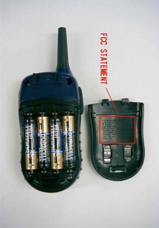 GMRS/FRS Transmitter - FCC ID AMWUT894 - Uniden America Corporation