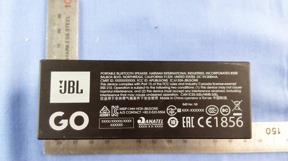 PORTABLE BLUETOOTH SPEAKER - FCC ID APIJBLGONS - Harman International Industries, Inc (4)