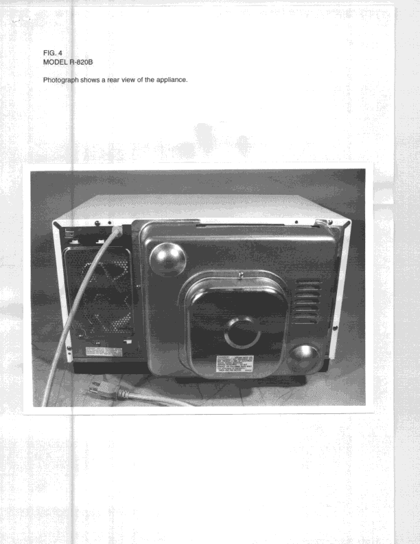 Microwave Oven - FCC ID APYDMR0117 - Sharp Corporation (1)