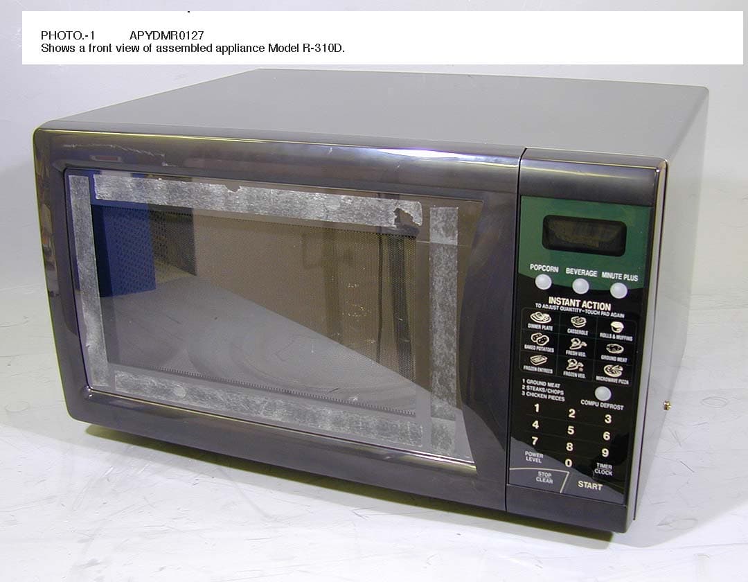 Household Microwave Oven - FCC ID APYDMR0127 - Sharp Corporation