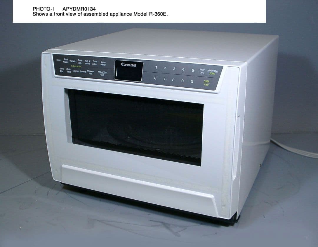 Household Microwave Oven - FCC ID APYDMR0134 - Sharp Corporation