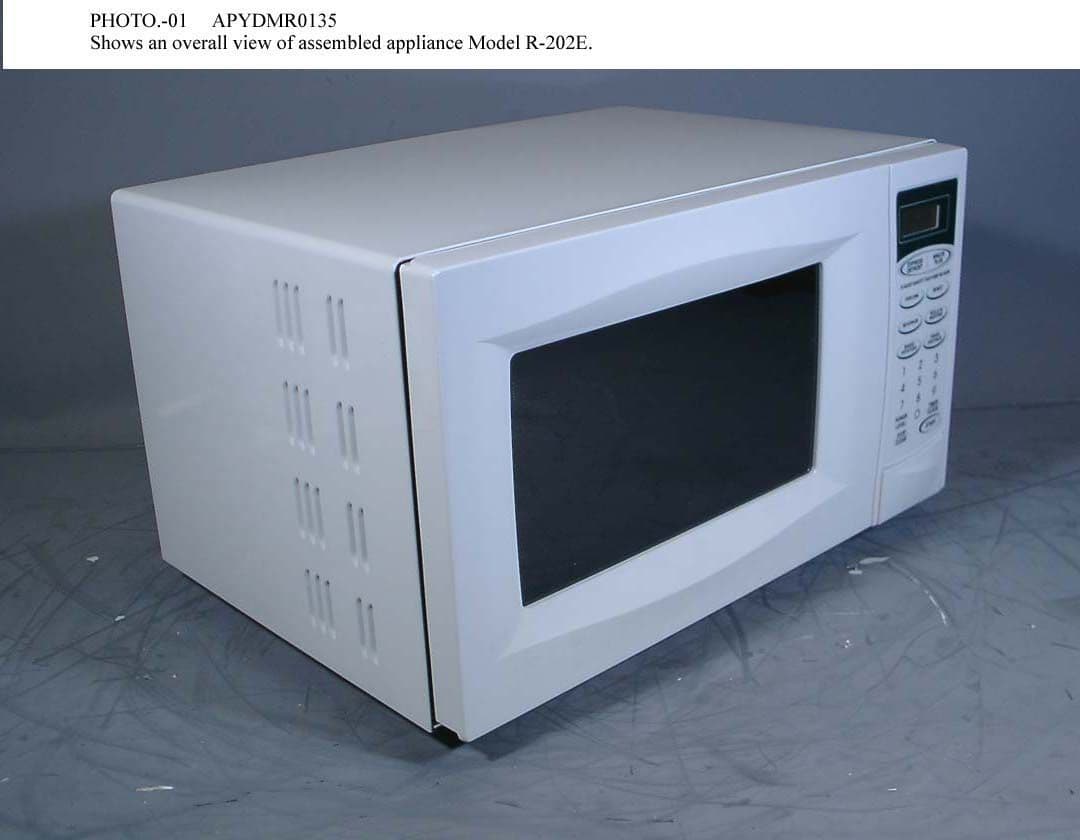 Household Microwave Oven - FCC ID APYDMR0135 - Sharp Corporation