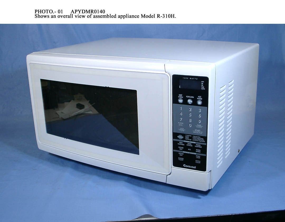 Household Microwave Oven - FCC ID APYDMR0140 - Sharp Corporation