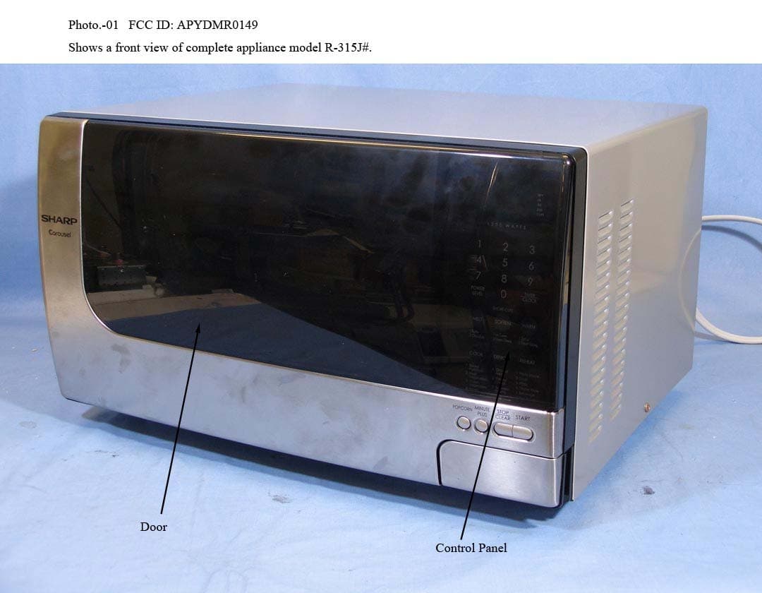 Household Microwave Oven - FCC ID APYDMR0149 - Sharp Corporation (2)