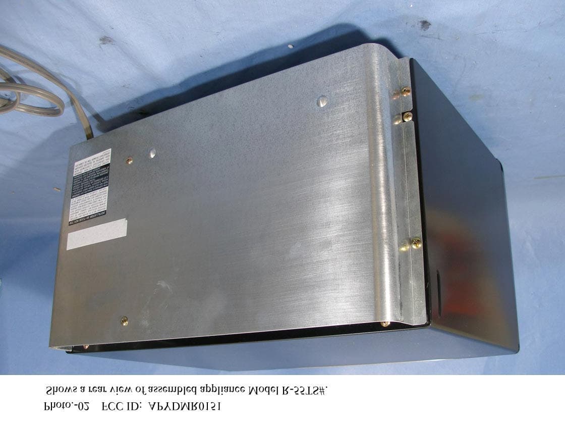Household Microwave Oven - FCC ID APYDMR0151 - Sharp Corporation (1)