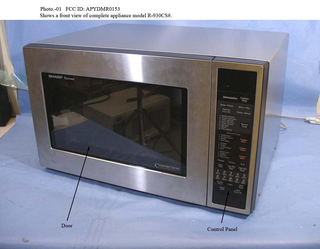 Household Microwave Oven - FCC ID APYDMR0153 - Sharp Corporation (2)