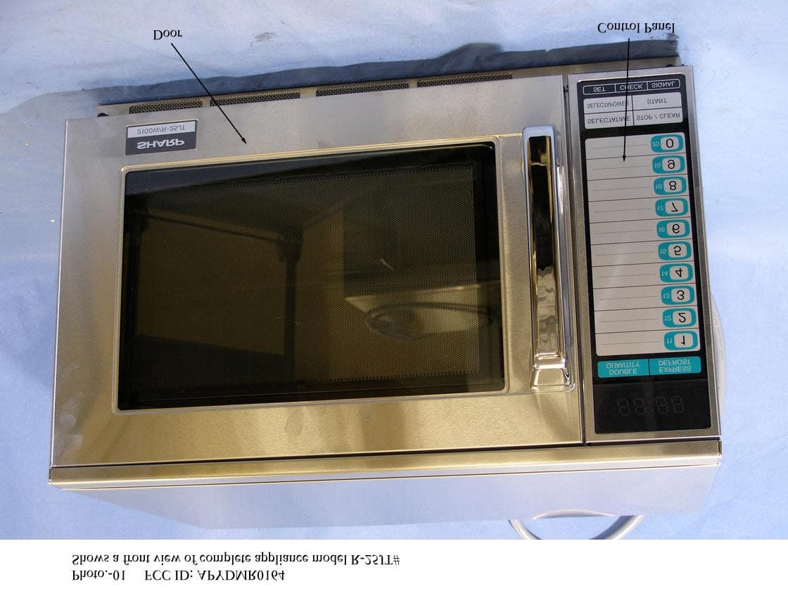 Microwave Oven - FCC ID APYDMR0164 - Sharp Corporation (1)