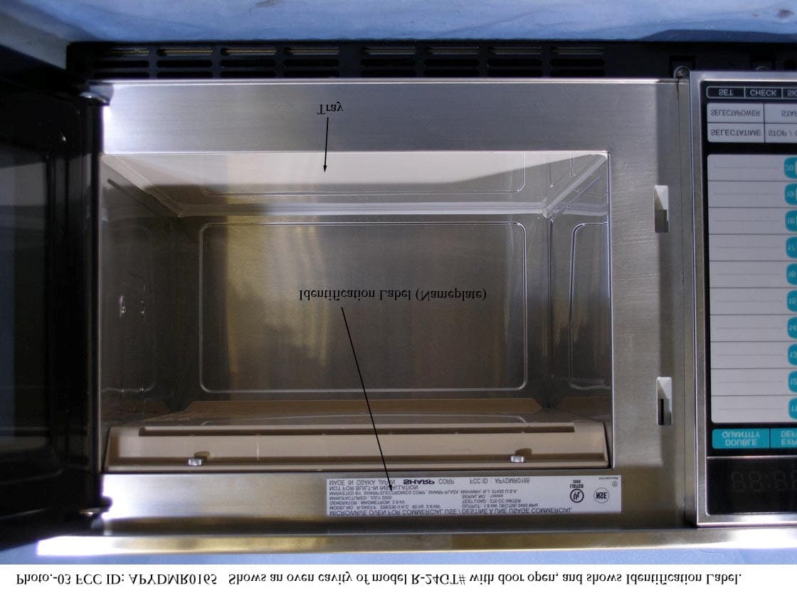 Microwave Oven - FCC ID APYDMR0165 - Sharp Corporation (3)