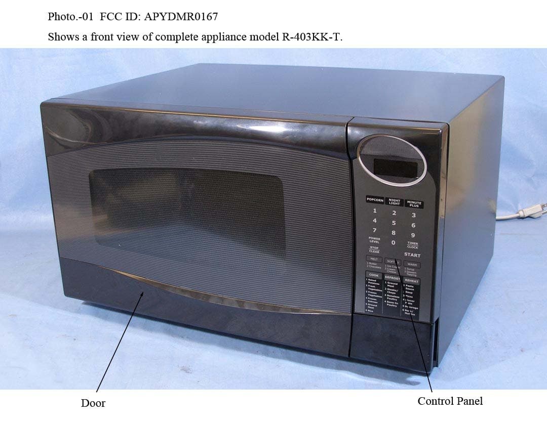 Microwave Oven - FCC ID APYDMR0167 - Sharp Corporation (2)