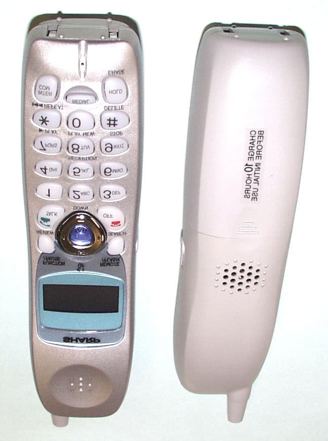 Cordless Telephone System - FCC ID APYHRO00024 - Sharp Corporation