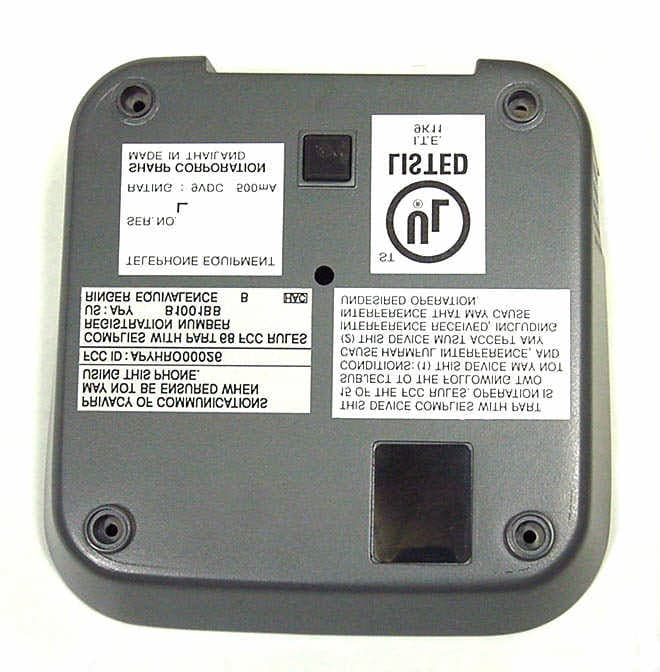 Cordless Phone System - FCC ID APYHRO00026 - Sharp Corporation