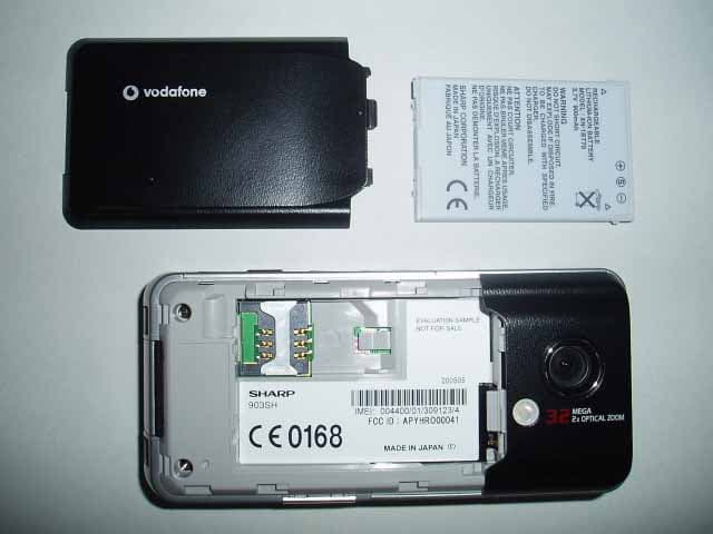 PCS Cellular Phone W/ Bluetooth - FCC ID APYHRO00041 - Sharp Corporation