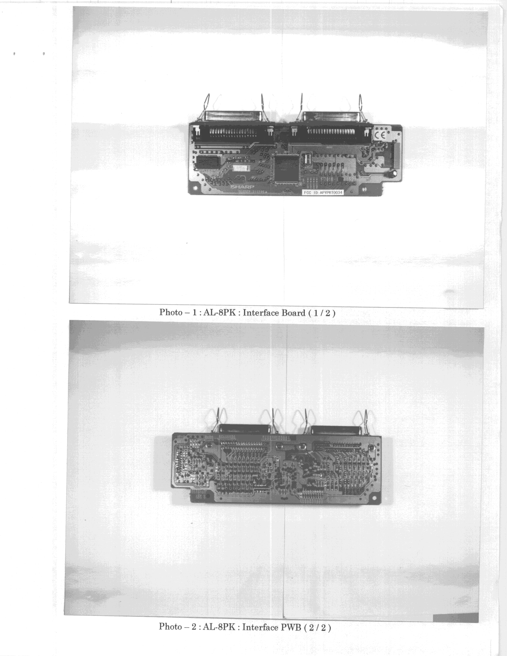 JBP - Part 15 Class B Computing Device Peripheral - FCC ID APYPRT0034 - Sharp Corporation