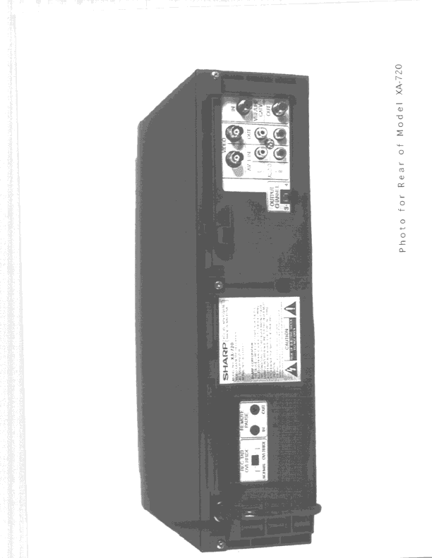 VCR - FCC ID APYTCG035 - Sharp Corporation