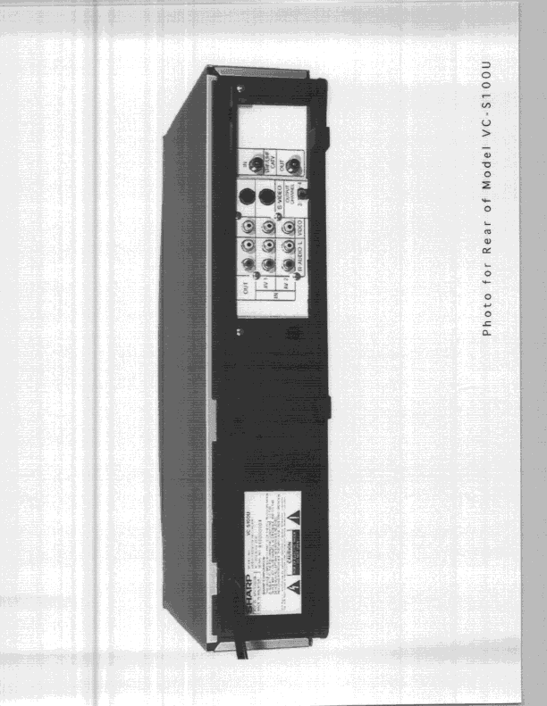 HID - Part 15 TV Interface Device - FCC ID APYTCG038 - Sharp Corporation