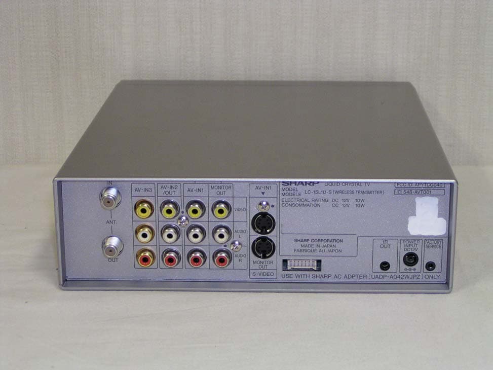 Wireless Center Tuner - FCC ID APYTCG040 - Sharp Corporation (2)