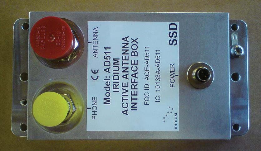 AD511 Iridium Active Antenna - FCC ID AQE-AD511 - Applied Satellite Technology LTD