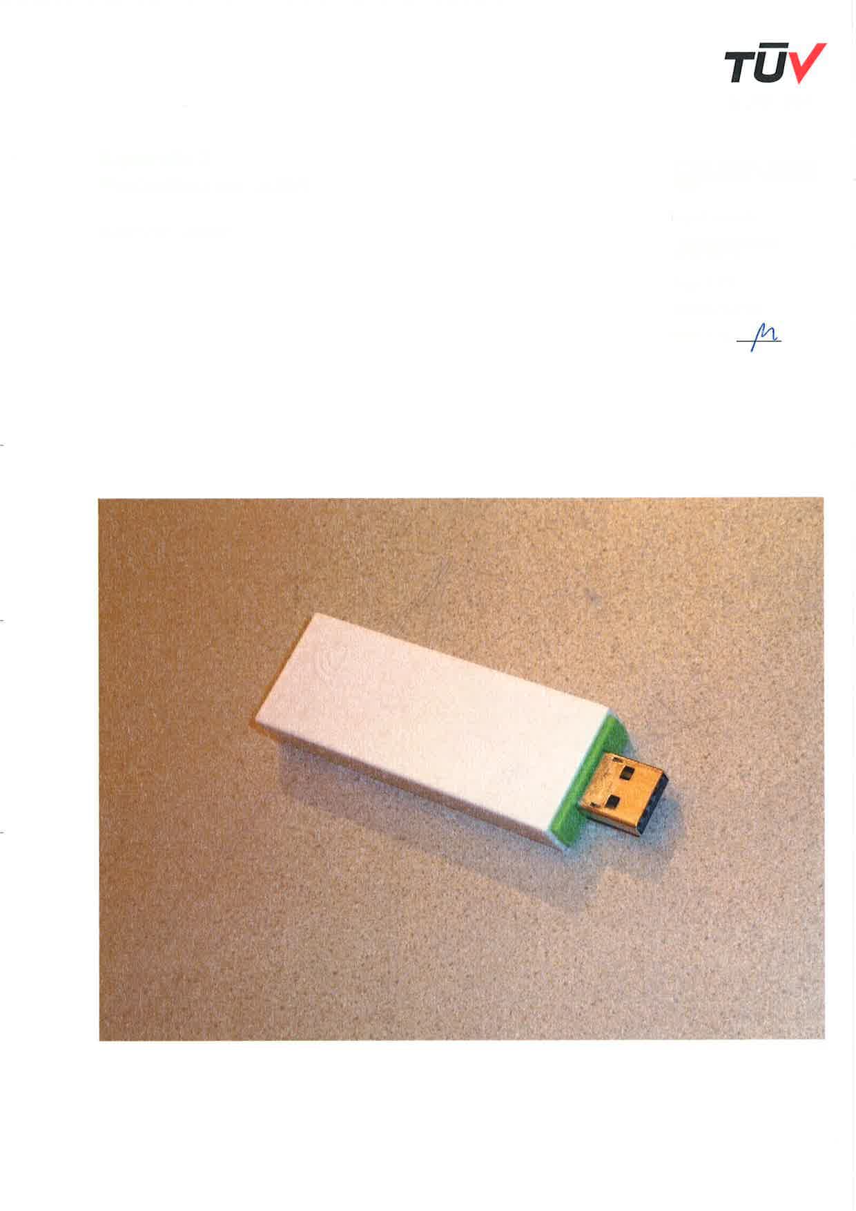 USB stick Transceiver for near field communication (NFC) - FCC ID ARHCSP90921451 - Cardolution Handels GmbH (1)