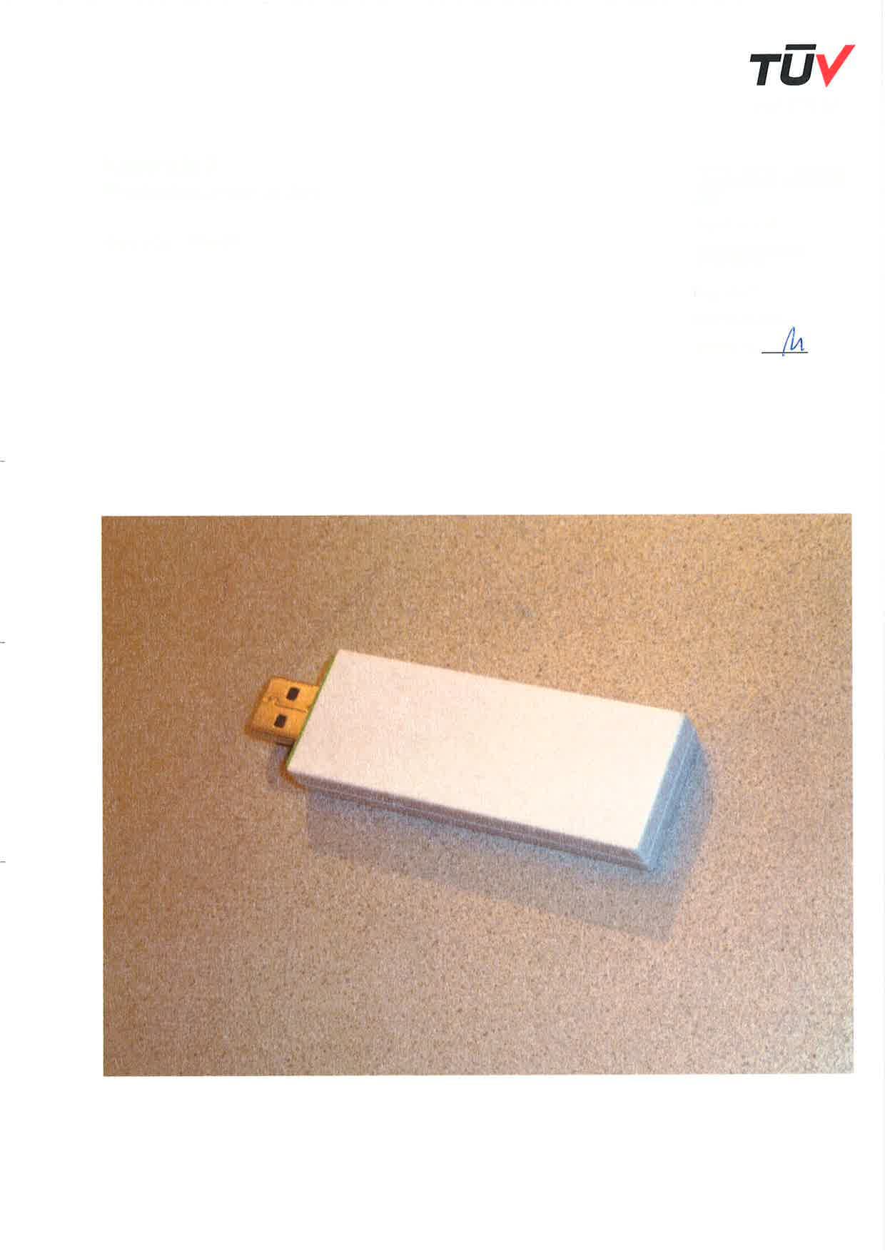USB stick Transceiver for near field communication (NFC) - FCC ID ARHCSP90921451 - Cardolution Handels GmbH (2)