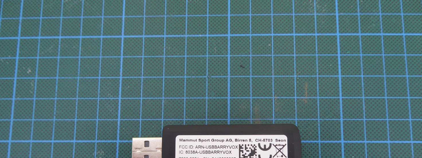 USB-Stick for Barryvox 2/S2 - FCC ID ARN-USBBARRYVOX - Mammut Sports Group AG