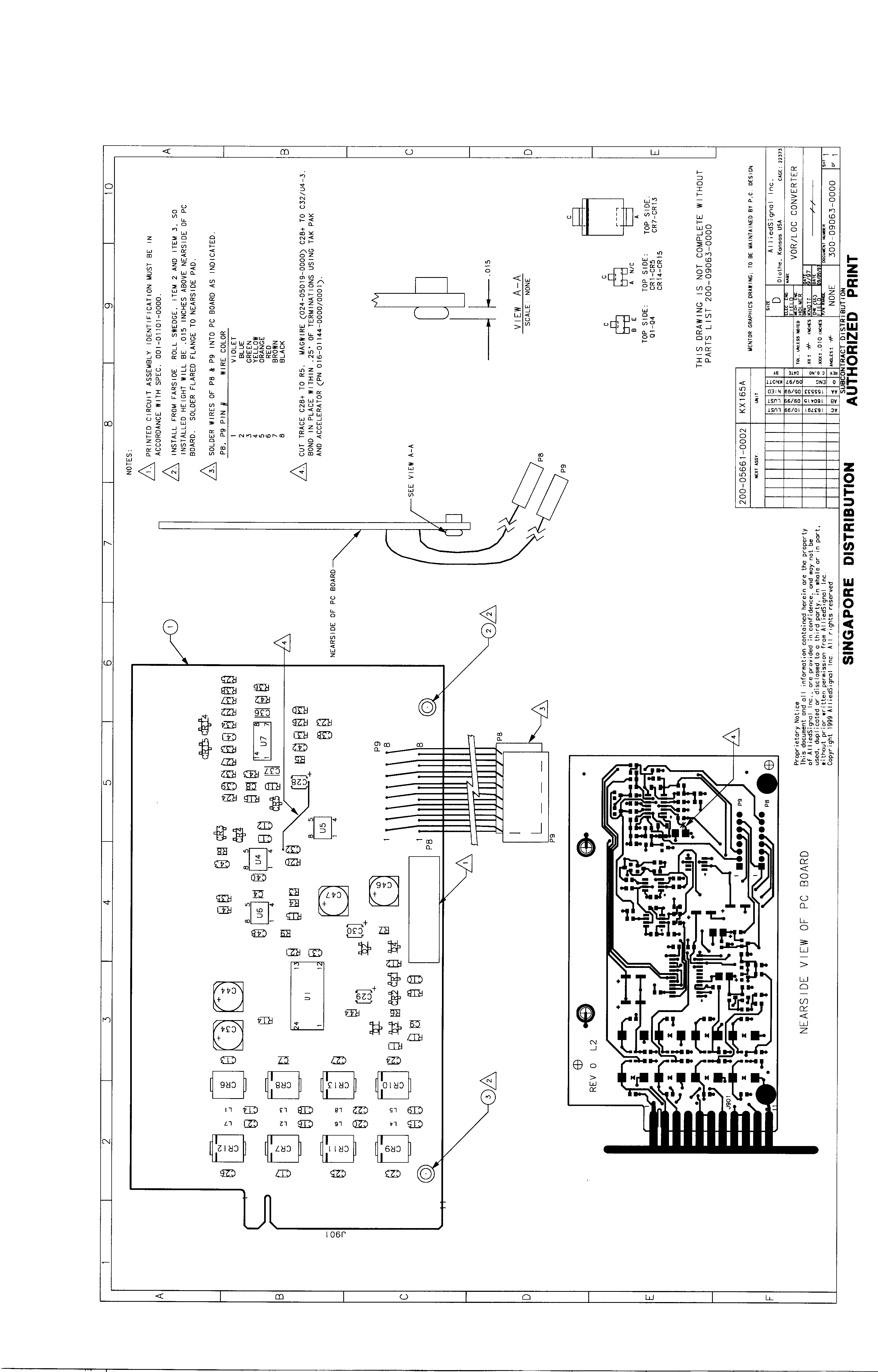 KX165A VHF Navigation / Communications Transceiver - FCC ID ASYKX165A - Honeywell International Inc.