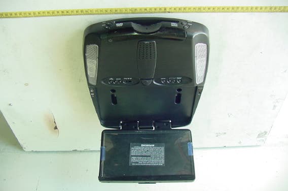 DVD Player with Drop-down Video TV/Monitor - FCC ID ATI9R3VOD1023 - Action Electronics Co.,Ltd.