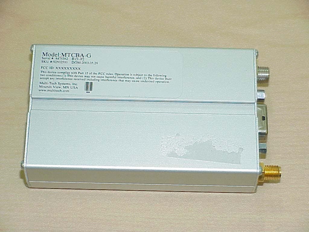 GSM Modems - FCC ID AU792U03G23730 - Multi Tech Systems Inc (2)
