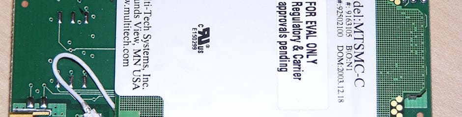 Dual Band CDMA Wireless Modem - FCC ID AU792U04A22740 - Multi Tech Systems Inc (2)
