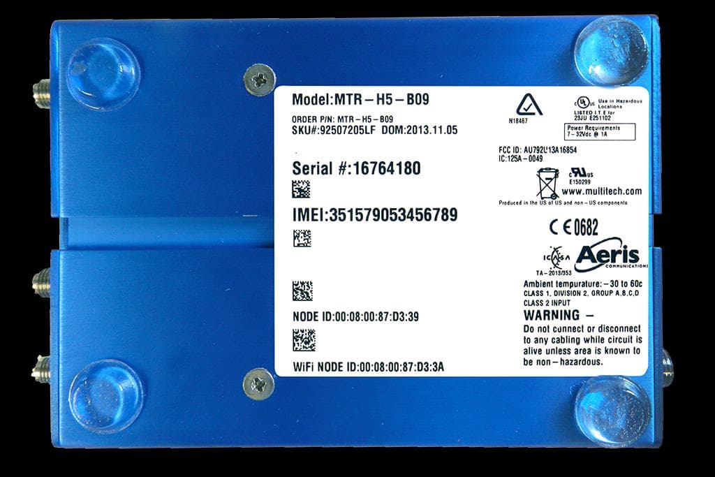 MultiModem rCell(R)100 Series Router - FCC ID AU792U13A16854 - Multi Tech Systems Inc