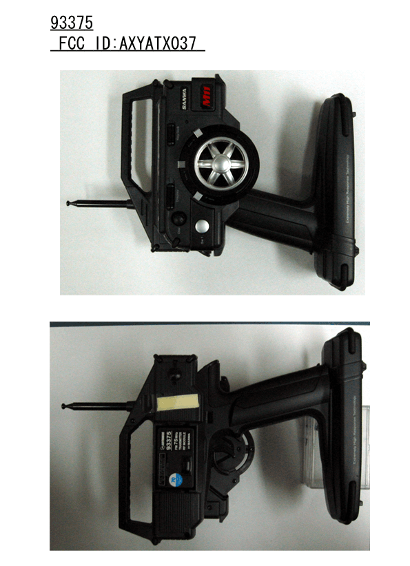 Transmitter and Module for Radio Control - FCC ID AXYATX037 - Airtronics Inc