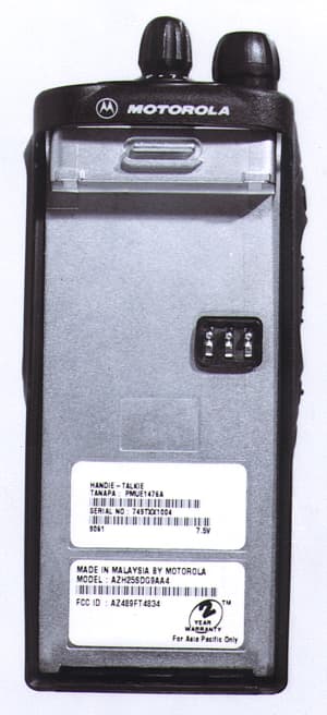 Hand-held Transmitter - FCC ID AZ489FT4834 - Motorola Solutions, Inc.