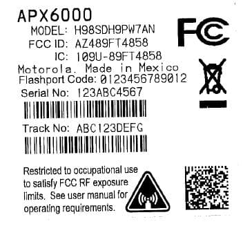 MULTIBAND PORTABLE 2-WAY RADIO - FCC ID AZ489FT4858 - Motorola Solutions, Inc.