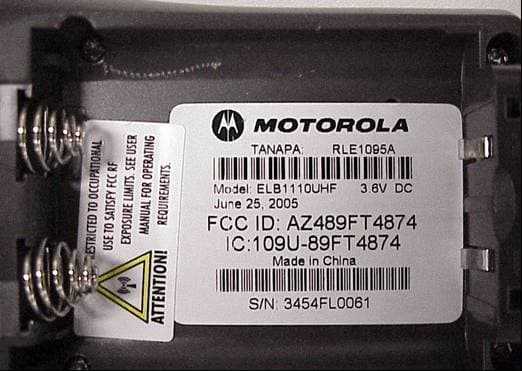AU SERIES, RLE1095A - FCC ID AZ489FT4874 - Motorola Solutions, Inc. (2)