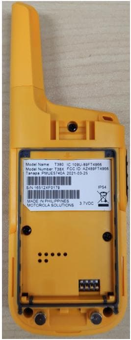 Portable 2-Way Radio - FCC ID AZ489FT4966 - Motorola Solutions, Inc. (2)