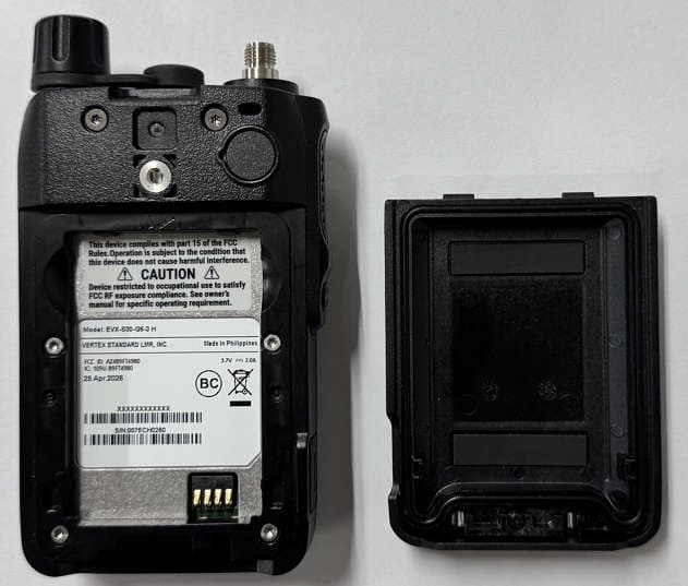 Portable two way radio - FCC ID AZ489FT4980 - Motorola Solutions, Inc. (5)