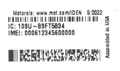 iDEN im240 - FCC ID AZ489FT5834 - Motorola Solutions, Inc. (3)