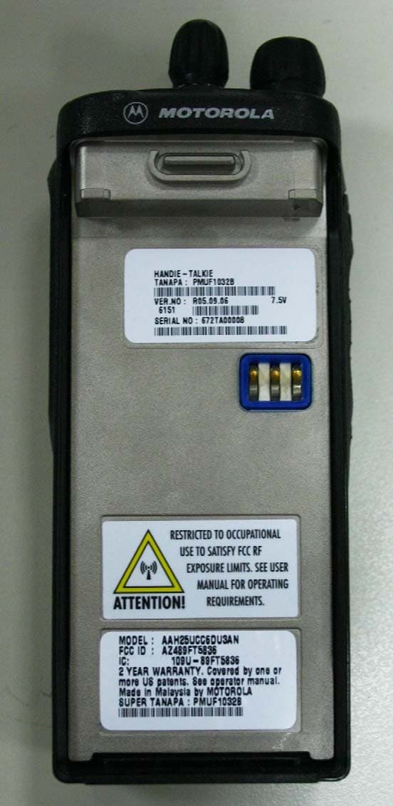 PORTABLE 2-WAY RADIO - FCC ID AZ489FT5836 - Motorola Solutions, Inc. (2)