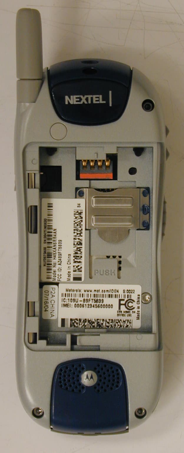 iDEN i265 - FCC ID AZ489FT5839 - Motorola Solutions, Inc. (2)