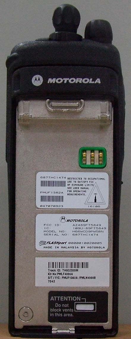 PORTABLE 2-WAY RADIO - FCC ID AZ489FT5849 - Motorola Solutions, Inc.