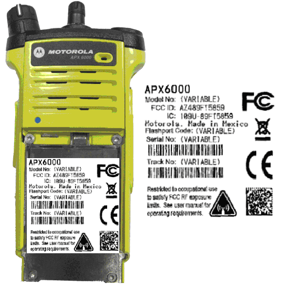 PORTABLE MULTIBAND 2-WAY RADIO - FCC ID AZ489FT5859 - Motorola Solutions, Inc.