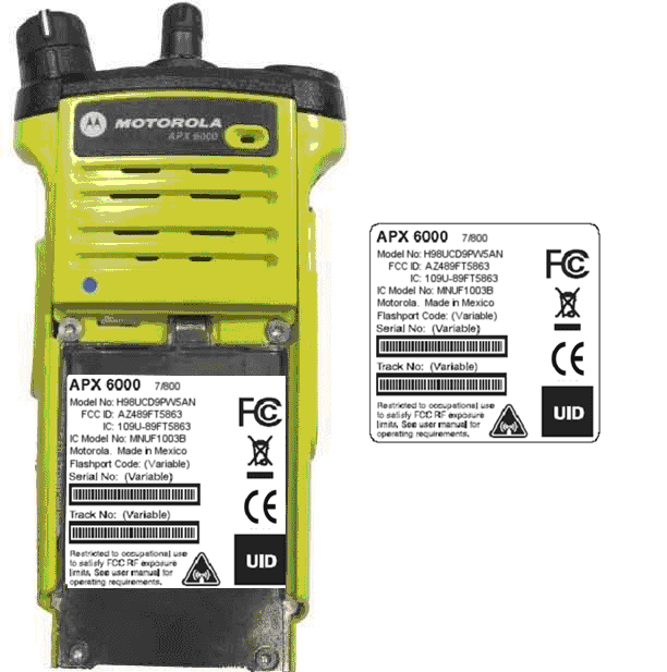 BLUETOOTH TRANSMITTER - FCC ID AZ489FT5863 - Motorola Solutions, Inc.