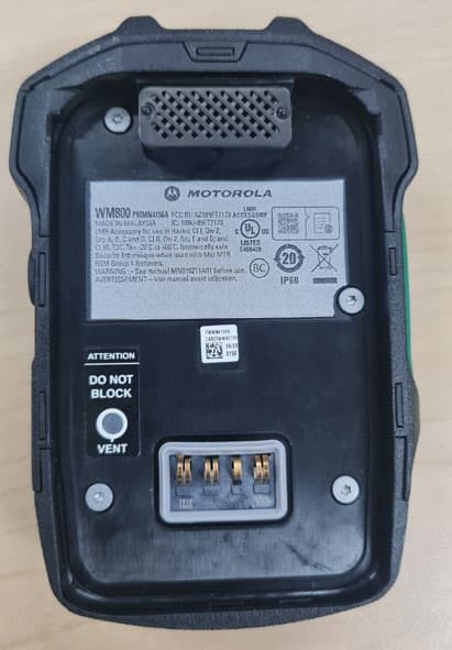 Audio Accessory, Remote Speaker Microphone, WM800 IP68 - FCC ID AZ489FT7173 - Motorola Solutions, Inc. (2)