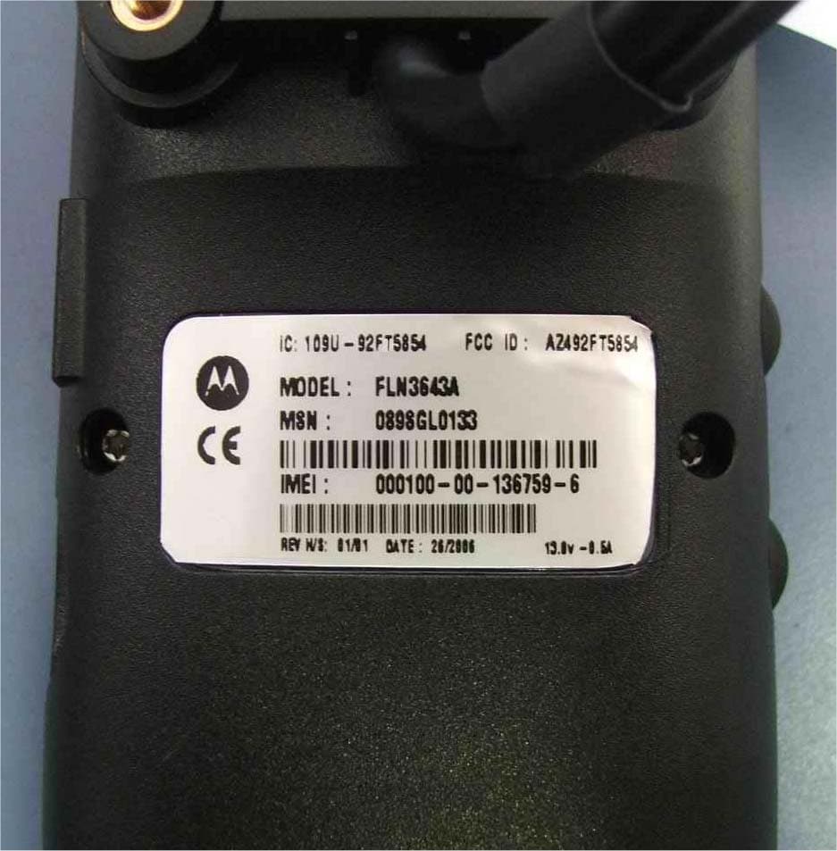 SPIRIT iDEN M710 - FCC ID AZ492FT5854 - Motorola Solutions, Inc.