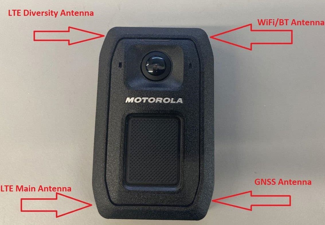 Body Worn Camera with BT/BTLE, Wi-Fi and LTE - FCC ID AZ499FT7164 - Motorola Solutions, Inc. (2)