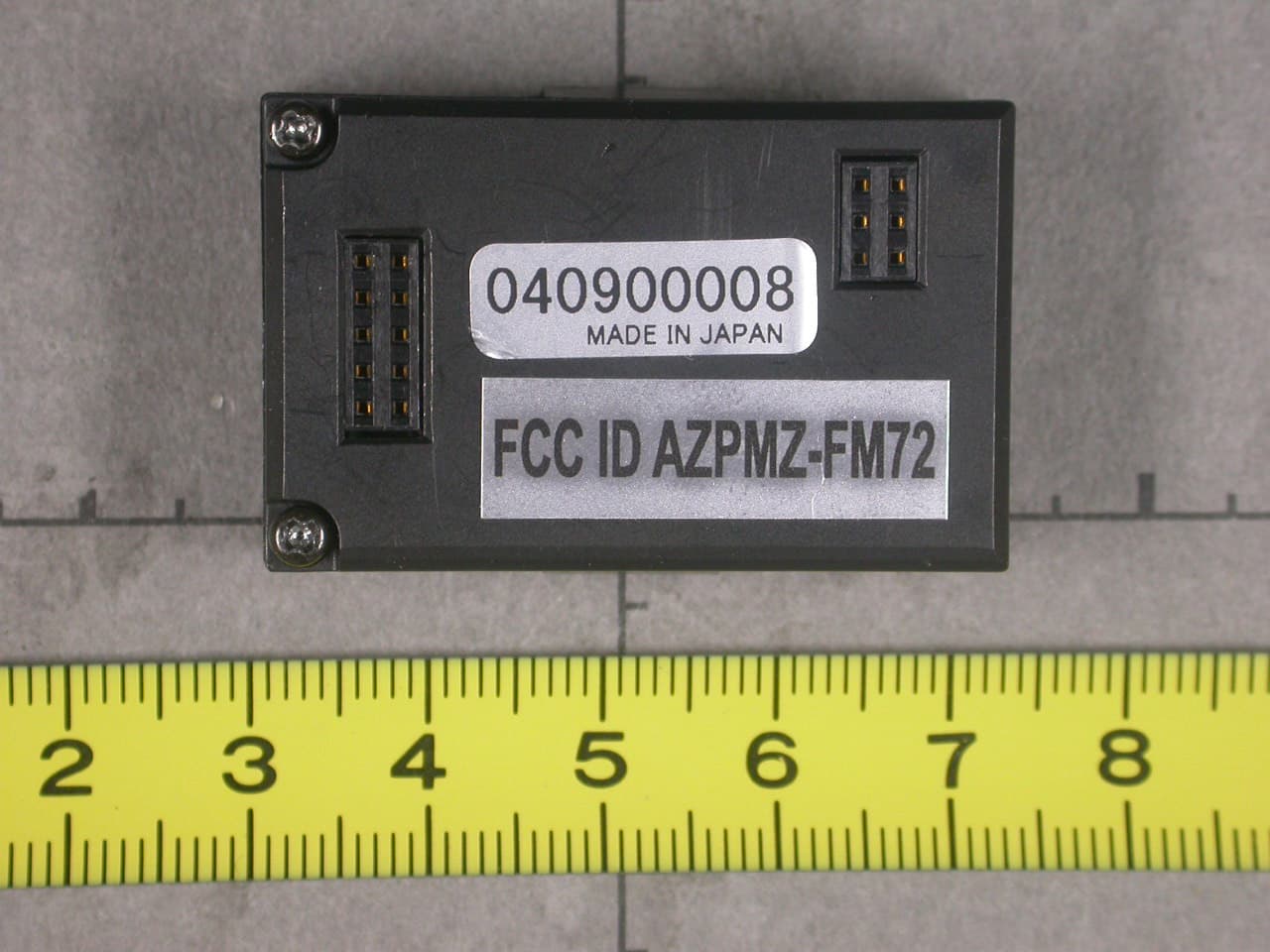 72MHz Synthesized Module - FCC ID AZPMZ-FM72 - Futaba Corporation (2)