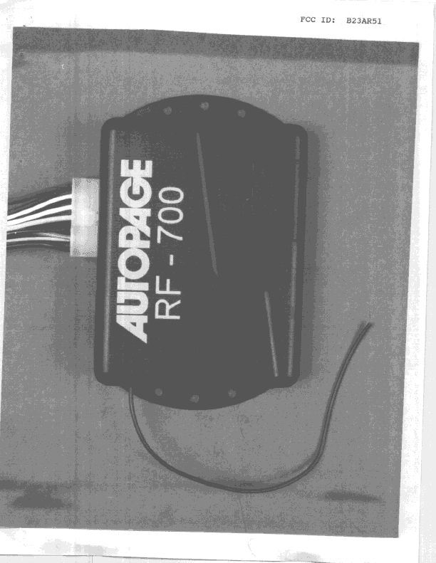 CRR - Superregenerative Receiver - FCC ID B23AR51 - Auto Page Inc (2)