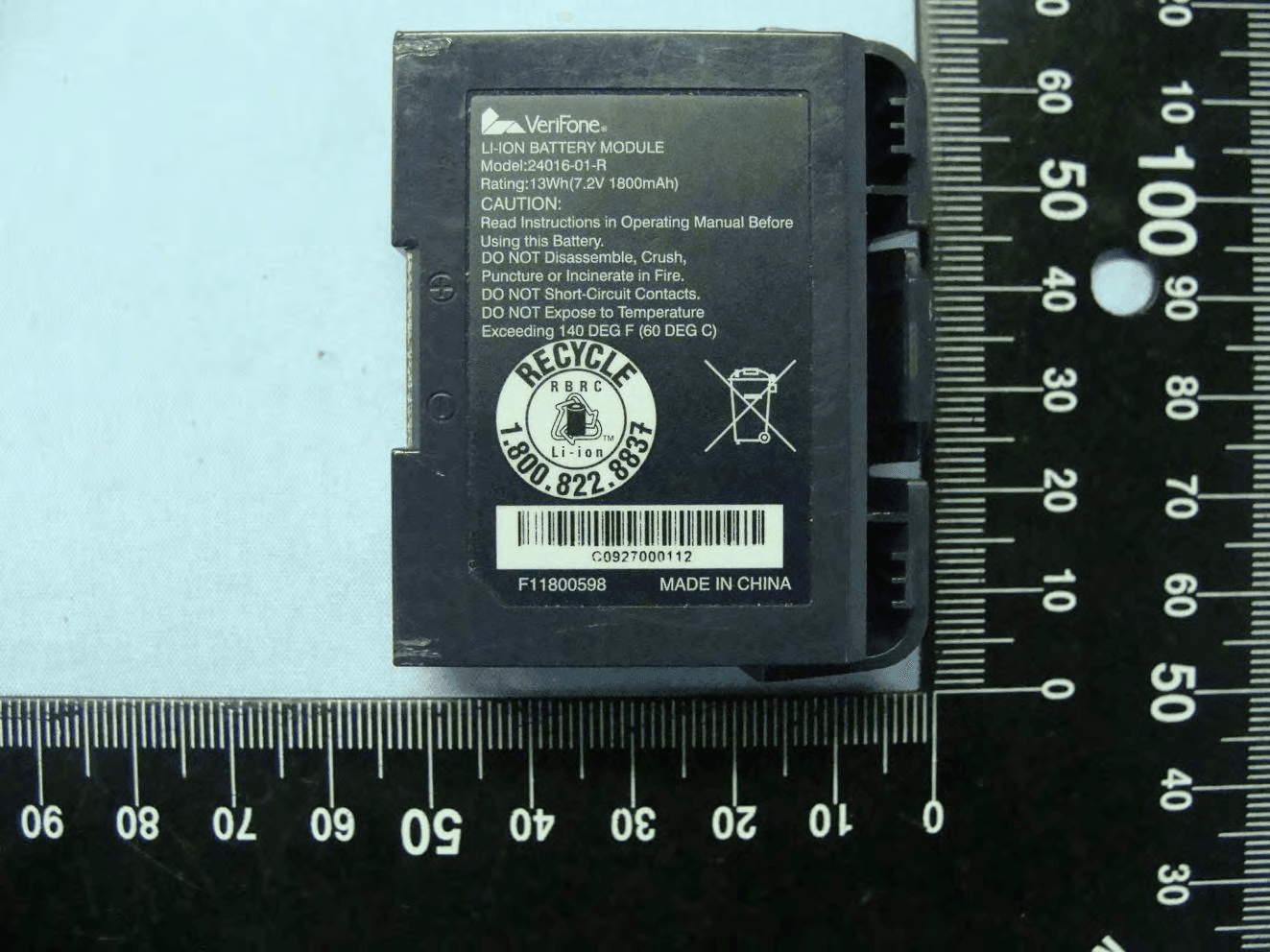 POINT OF SALES TERMINAL - FCC ID B32VX680GPRSCTLS - VeriFone Inc (2)